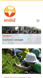 Mobile Screenshot of emshof.de